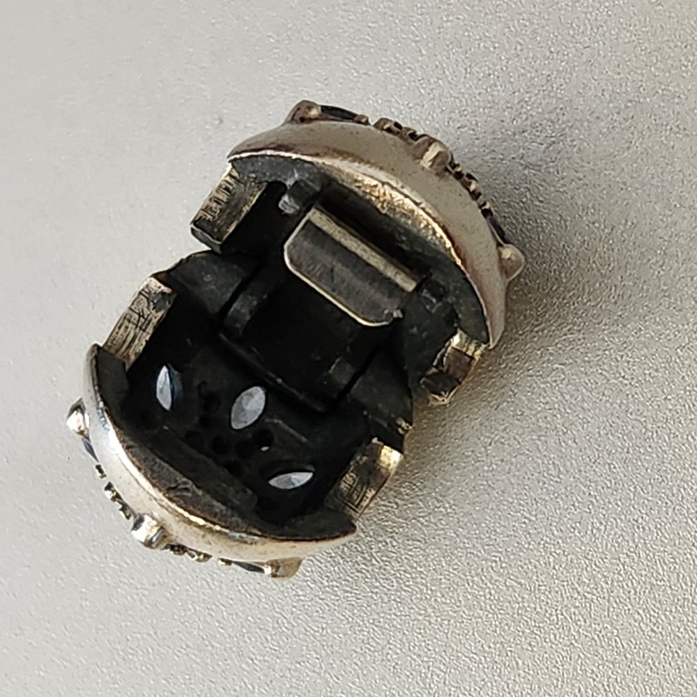 Pandora Crystalized Snowflake Clip Charm Retired - Picture 4 of 6